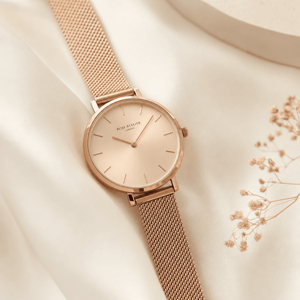 Minimalist Rose-Gold Watch