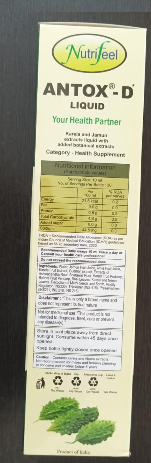 ANTOX - D 300 ML.